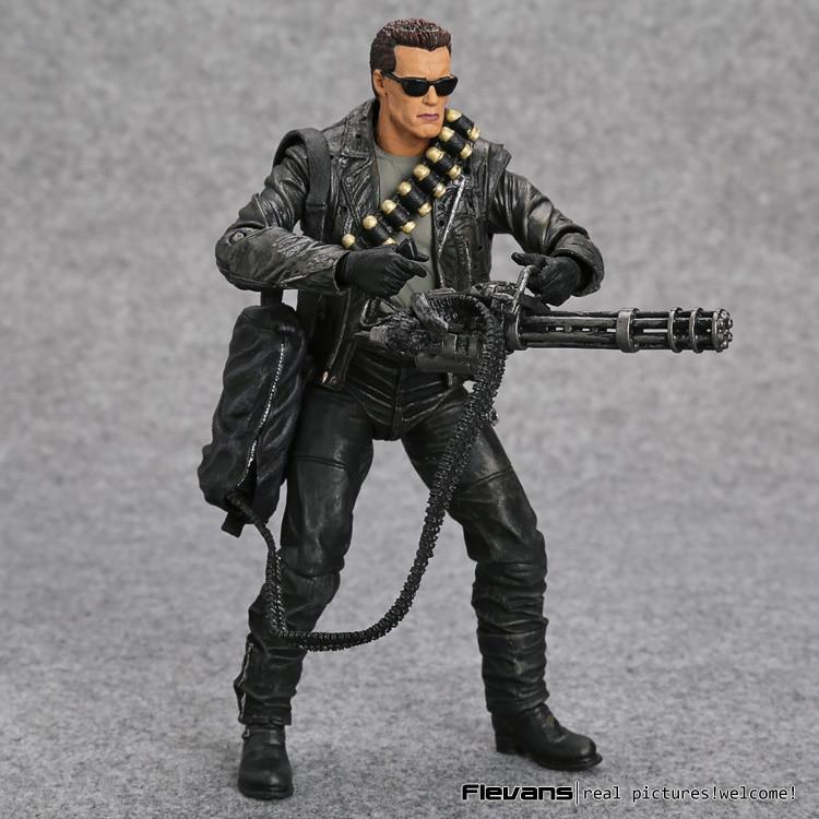 Terminator Pvc Action Figure NECA Terminator 2: Judgment Day T-800 Arnold Schwarzenegger PVC Action ...
