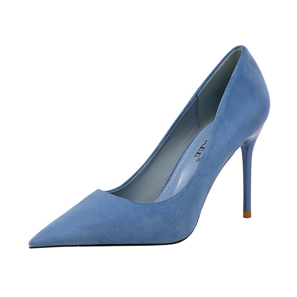 High-Heeled Shoes Women Pumps Pointed Toe Stiletto Women Shoes Suede High Heels Ladies Shoes