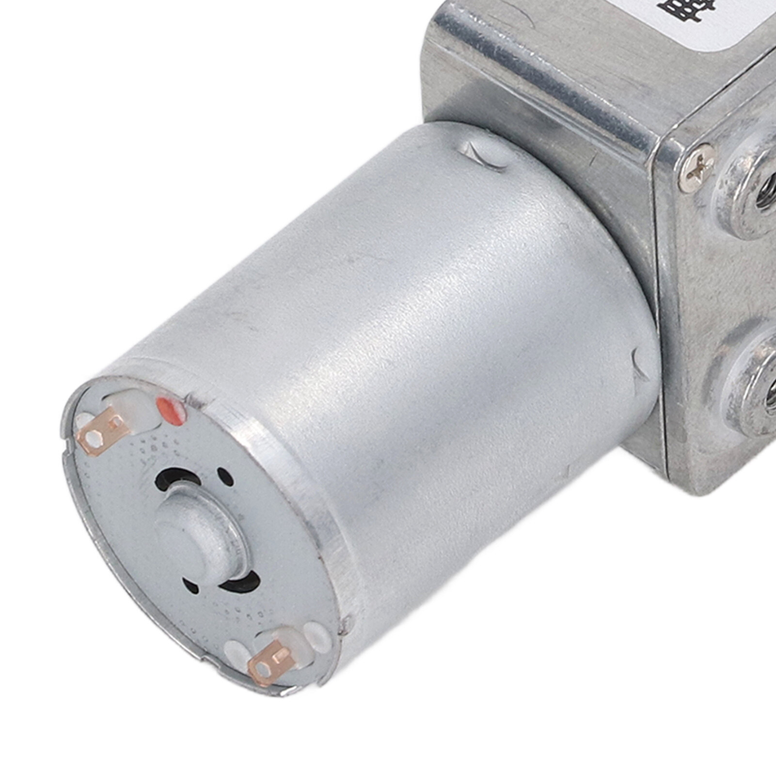DC Gear Motor, 12V Perpendicular Output 2 Shaft Turbo Worm Geared Motor for Engine