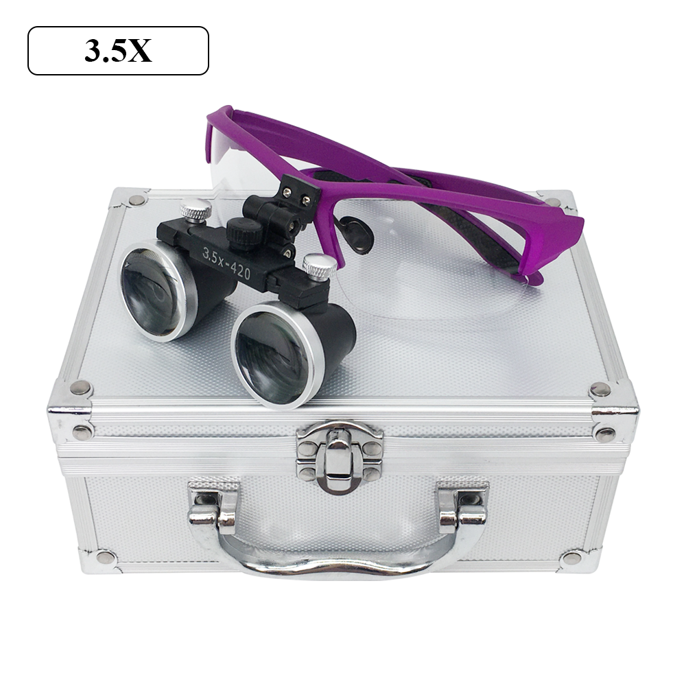 Dental Loupes 2.5X 3.5X Binocular Magnifier Dental Magnifying Glass