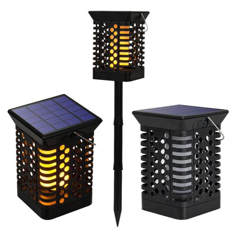 Mỗi Năng Lượng Mặt Trời Đèn Hình Ngọn Lửa Ngoài Trời Đèn LED Chống Nước Cảm Biến Trang Trí Cảnh Quan Đèn Cho Vườn Sân Bên Cho Các Bên, Ánh Sáng Hoặc Trang Trí Ngày Lễ