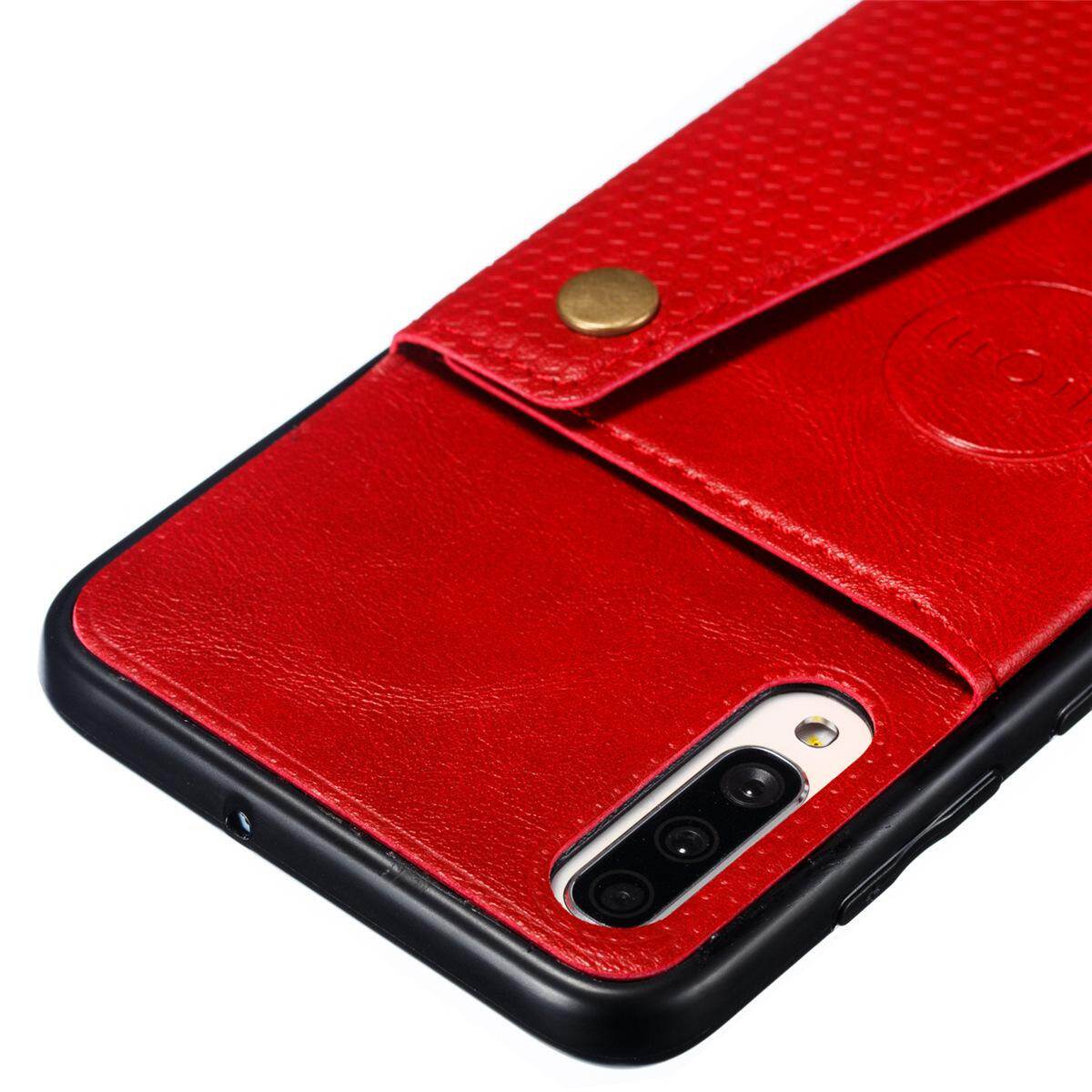 Cho Samsung A70 a70s da trường hợp nhiều Folio lật Bìa Wallet trở lại trường hợp vỏ, có thể làm việc với gắn trên xe hơi, ẩn thẻ tín dụng ID khe giữ, retro nút kim loại clasp, đứng hỗ trợ