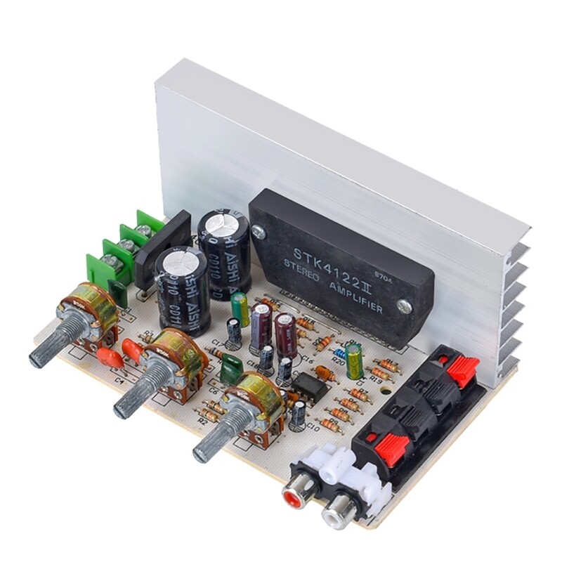 Dx-0408 digital power amplifier board speaker stereo home module audio stk4102/4122/4112/4132/4182