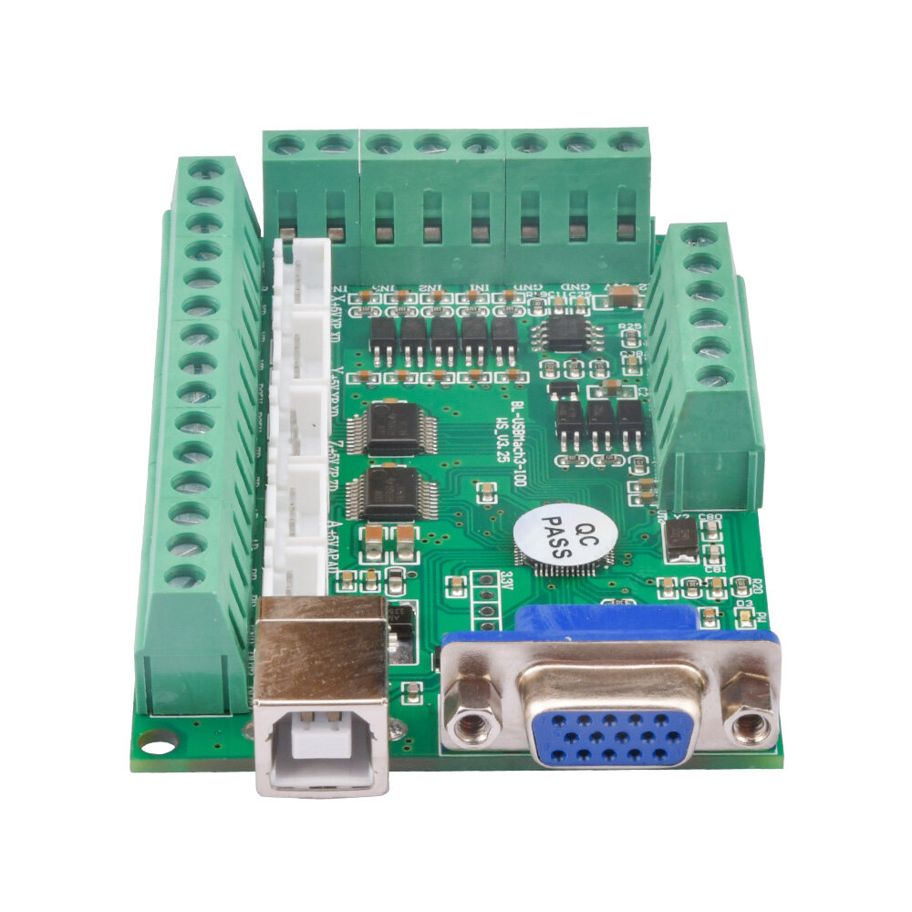 Mach3 CNC USB 100kHz bảng giao diện giao diện USB máy khắc CNC thẻ điều khiển chuyển động giao diện 5 trục