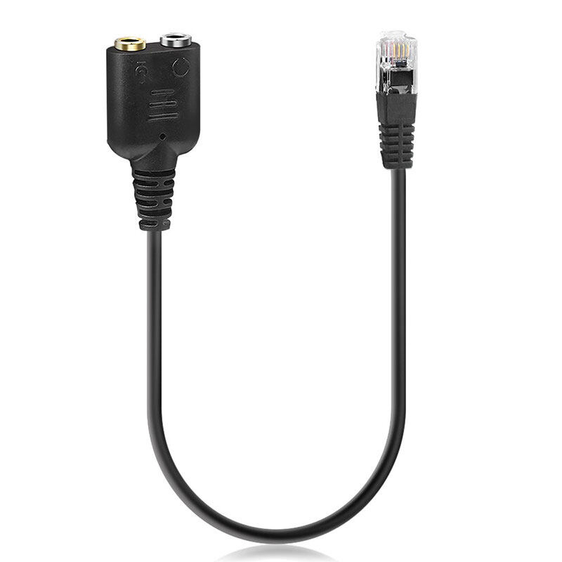 telephone headset with rj9 connector
