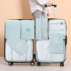Túi đựng đồ du lịch Hàn Quốc bộ 6 món 7 món túi đựng đồ giặt vali đa năng bộ 6 ~ 7 món
