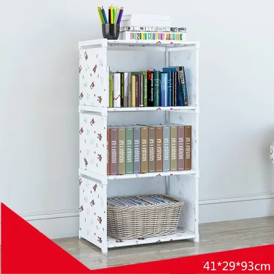 Simple Bookshelf DIY Book Storage Racks Multifunctional Bookshelf Modern Simple Children Combination Bookcase Multi - Purpose Student Bookshelf