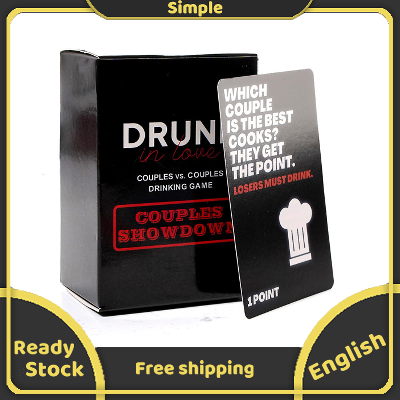 Drunk in Love Card Game Drinking Couple Night Game
