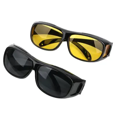 2019 Hot Night Vision Driver Unisex HD Vision Sun Glasses Car Driving Glasses UV Protection Polarized Sunglasses Eyewear