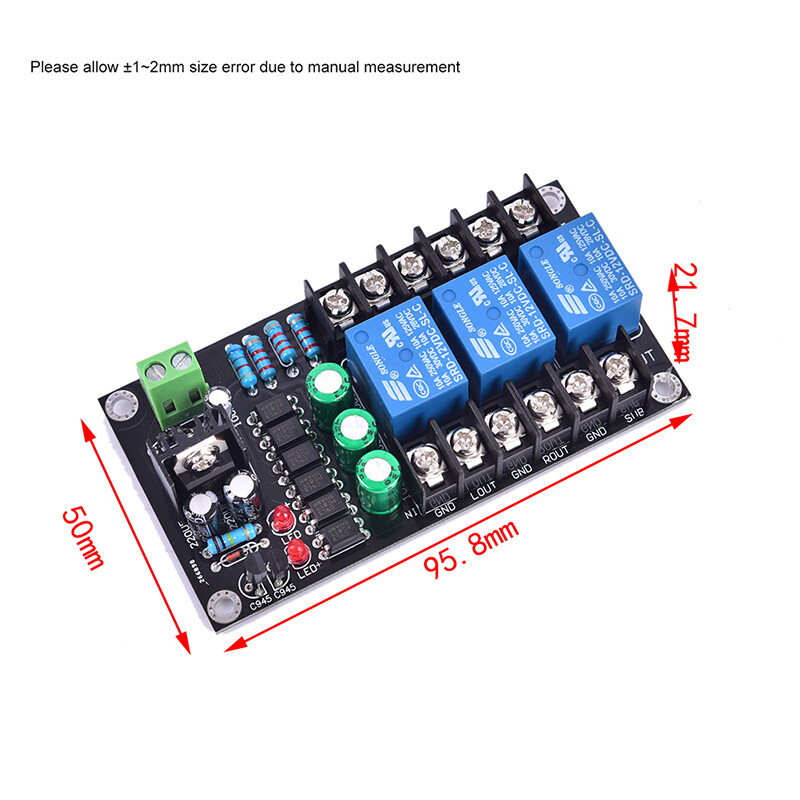 NEW ARRIVAL 300W Digital Amplifier Speaker Protection Board 2.1 Channel Relay Speaker Module