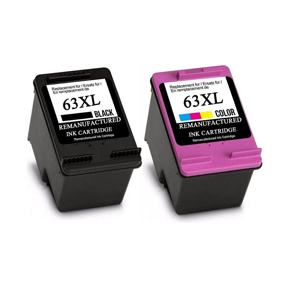 63xl เติมตลับหมึกอะไหล่สำหรับ Hp 63 Xl สำหรับ Hp Deskjet 1112 2130 3630