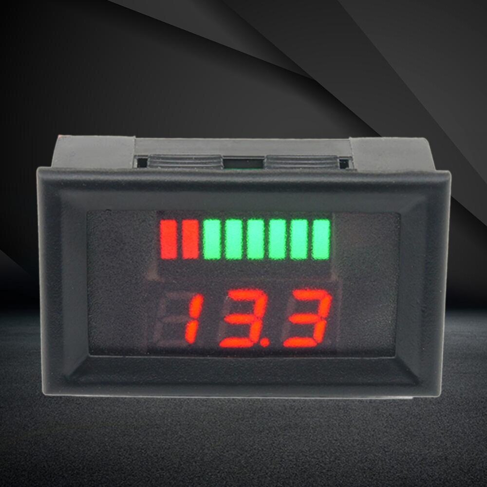 [Moscow Six] Pin Axit Chì 12-60V, Đèn LED Báo Công Suất Kỹ Thuật Số Vôn Kế Tester