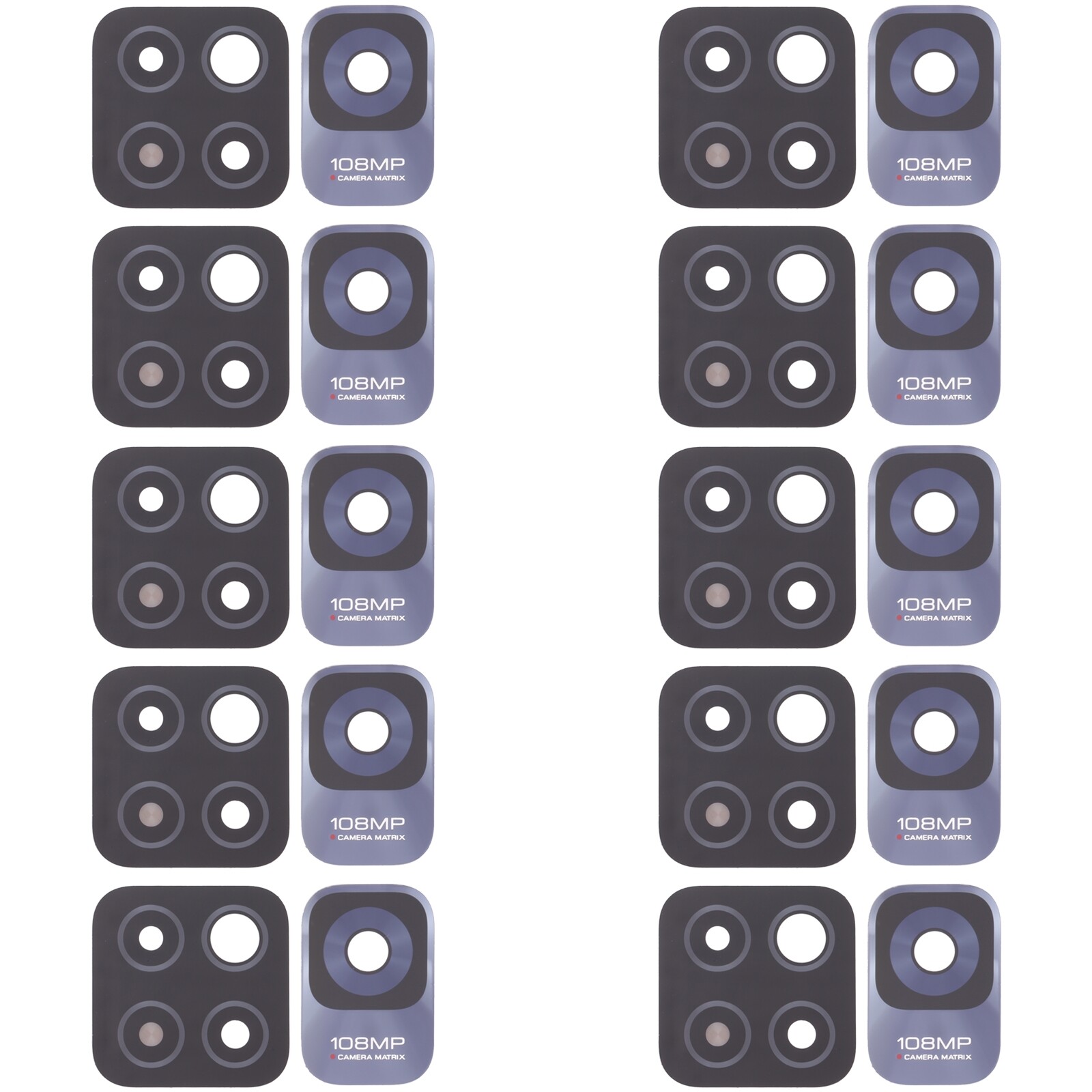 （ready stock） 10 pcs back camera lens for xiaomi redmi note 11 pro 5g/redmi note 11 pro 4g/redmi note 11 pro+ 5g india