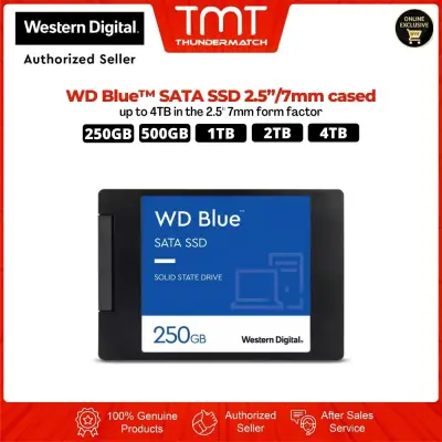 TMT Western Digital WD Blue 2.5" SATA III SSD 3D NAND Internal SDD | 250GB /500GB /1TB /2TB /4TB