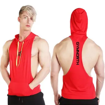 sleeveless compression hoodie