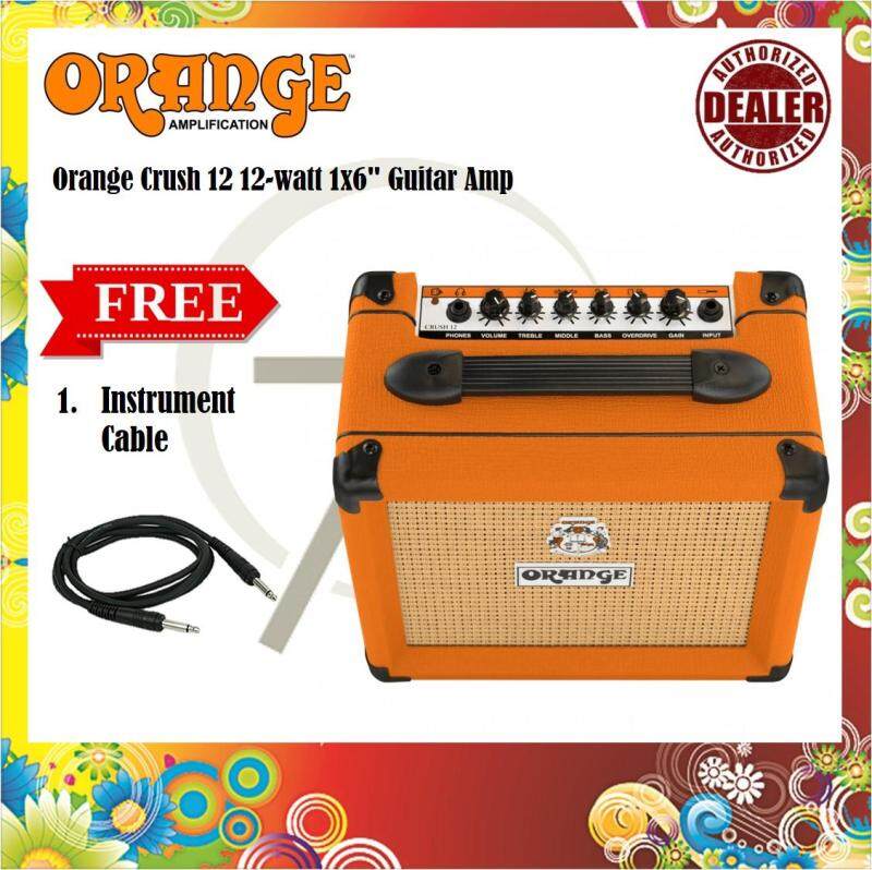 Orange Crush 12 12-watt 1x6 Guitar Amp / Guitar Amplifier ( Orange Amp Crush 12 ) Malaysia