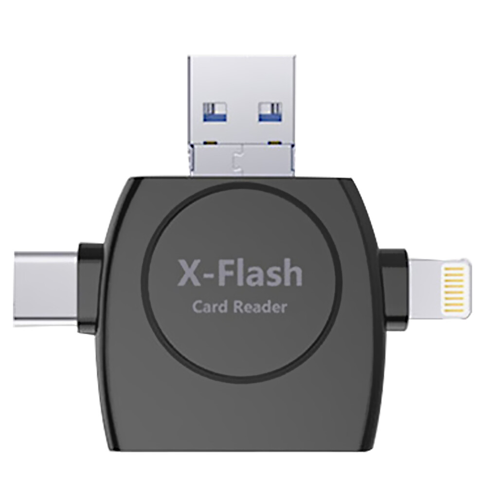 【ZNBY】đầu Đọc Thẻ Type-C/Lightning/Micro USB 4 Trong 1 Đầu Đọc Thẻ Micro SD Cho Android/Máy Tính/Ios Có Chức Năng OTG