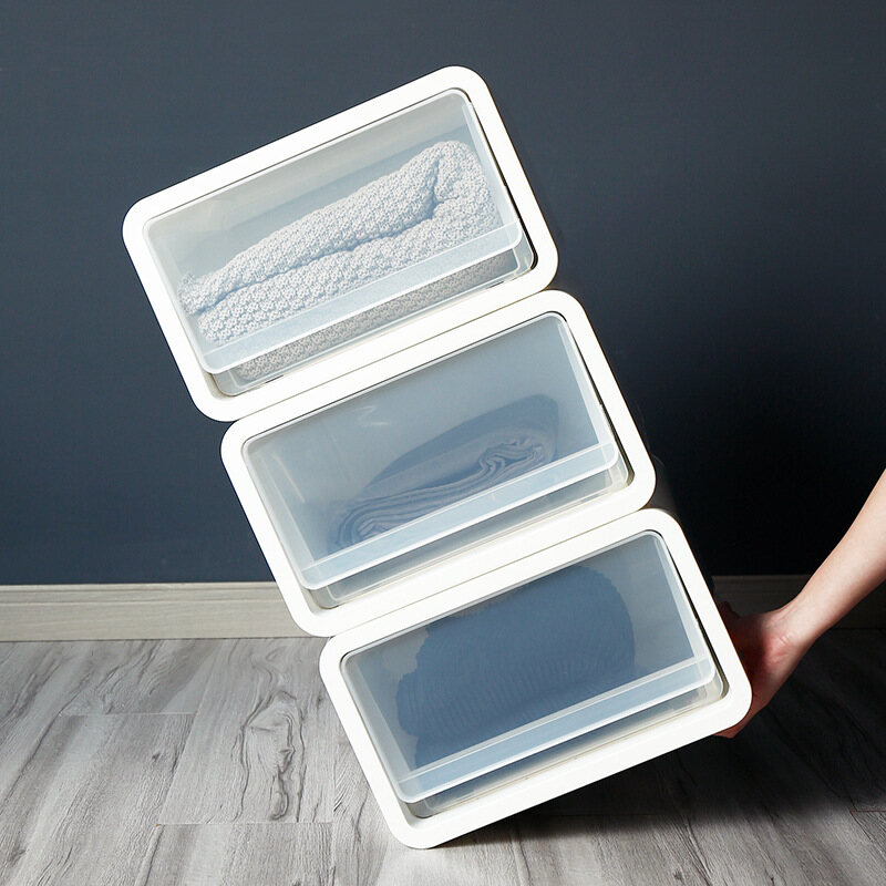 IKEA Hộp Lưu Trữ Kết Hợp, Đồ Chơi Quần Áo Tủ Đựng Đồ Bằng Nhựa Hộp Đựng Đồ Hoàn Thiện Để Bàn Loại Ngăn Kéo Đơn Giản Trong Suốt, Hộp Đựng Mảnh Vụn