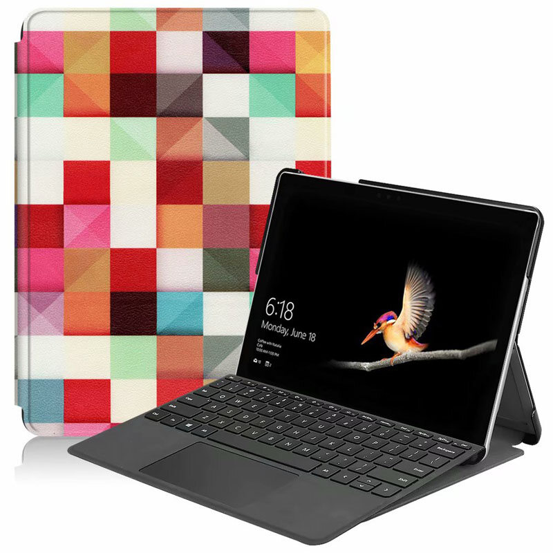 Protective Case for Surface Go 2 Cute Hard Cover Go2 Business Stand Holder