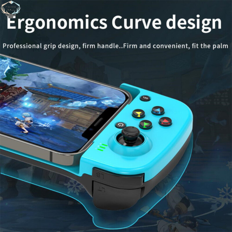 HK Stretch Wireless Gamepad Joystick Compatible For Ios/android Phone 3d Retractable Bluetooth-compatible Handle Gaming Controller
