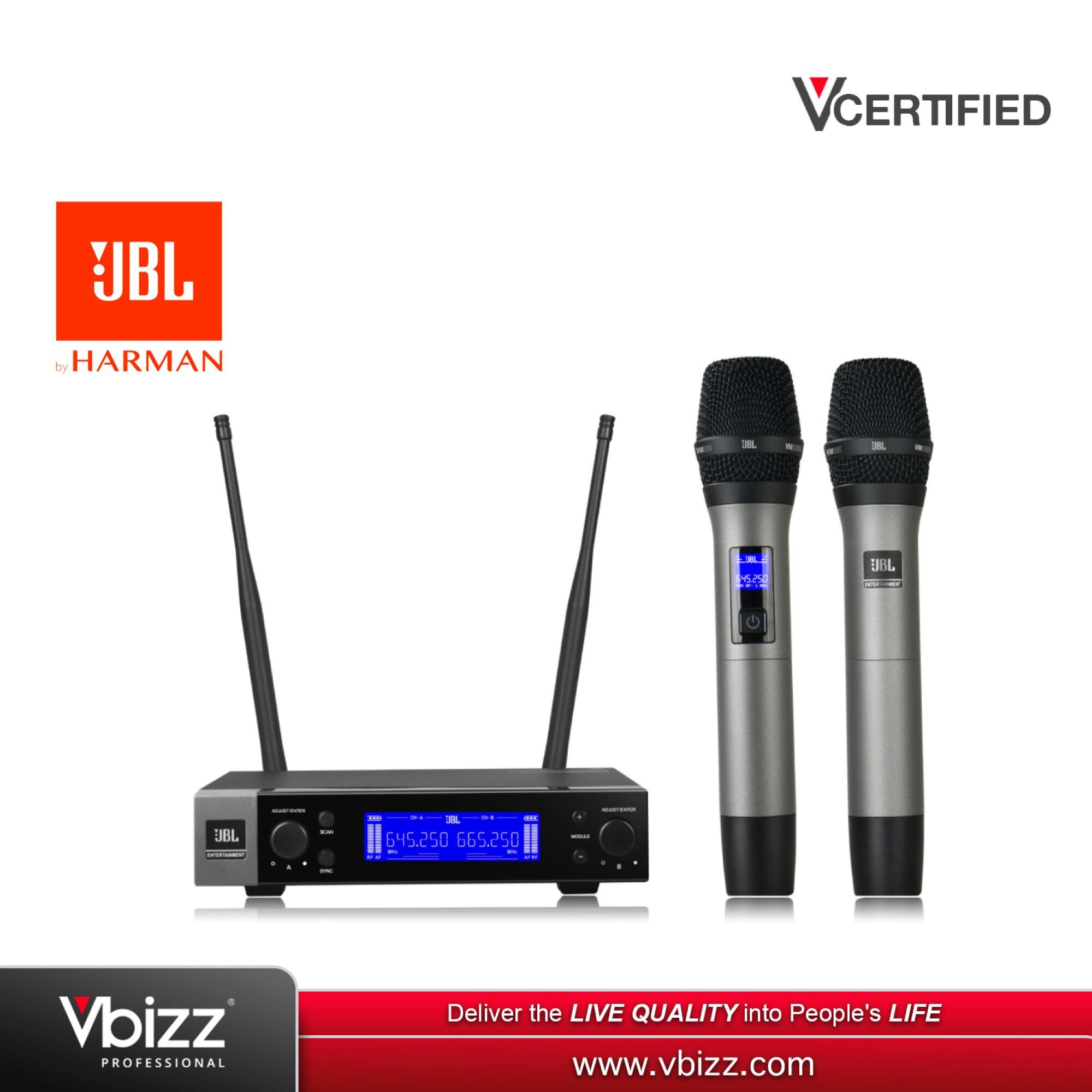 JBL VM200 Wireless Microphone System Lazada