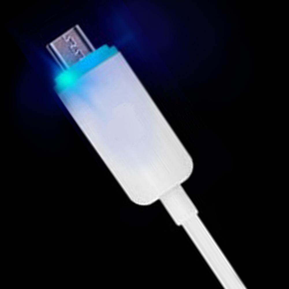 Keren 2 In 1 Kabel Data LED Jalur Pengisian USB untuk Huawei/Samsung Android UK