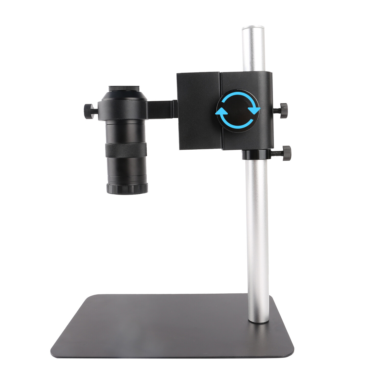 YIZHAN Camera Kính Hiển Vi Video Kỹ Thuật Số 180X 130X Ống Kính Khách Quan C-MOUNT Lấy Nét Điều Chỉnh Được 180 Bội Số Cho Máy Ảnh HDMI VGA