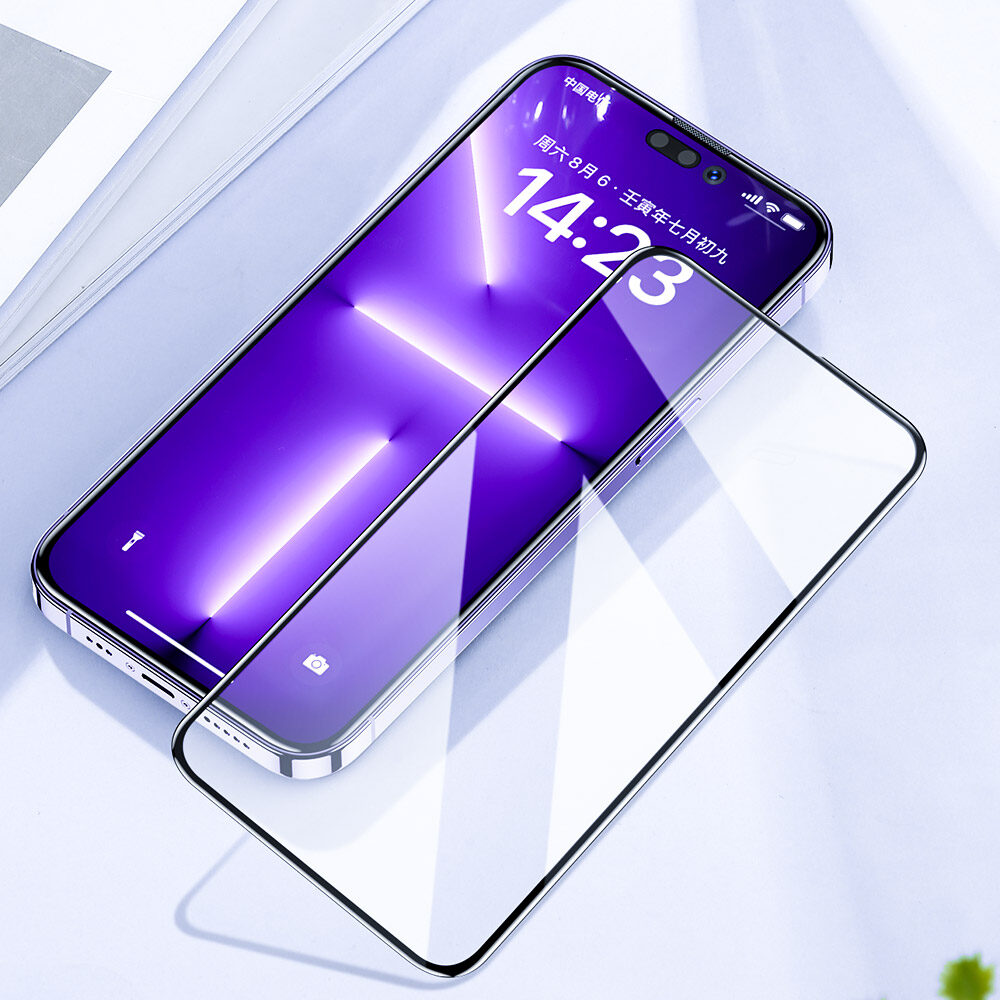 SmartDevil Miếng Dán Bảo Vệ Màn Hình Kim Cương Siêu Mịn Cho iPhone 14 Pro max 14 Pro 14 Plus 13 Pro max  13 iPhone 16e Miếng Dán Kính Cường Lực HD Ánh Sáng Xanh Toàn Màn Hình Chống Vân Tay Chống Cháy Nổ