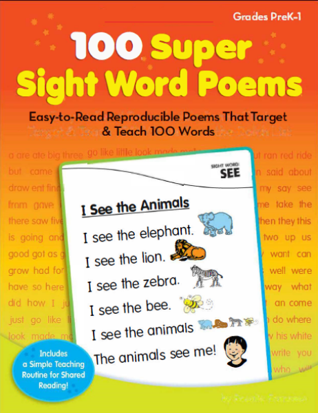 (072) 100 pages Sight Word Poems (Reading) 高频词诗歌阅读 Malaysia