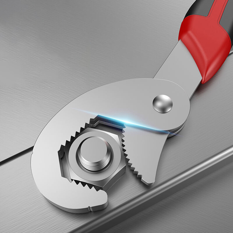 Universal wrench tool movable mouth universal opening wrench multifunctional fast automatic movable wrench