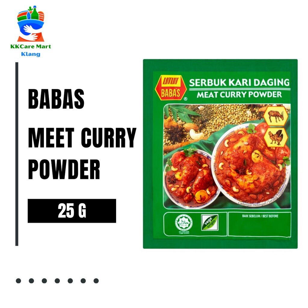 BABAS Meat Curry Powder 25g Serbuk Kari Daging 肉咖喱粉 Lazada