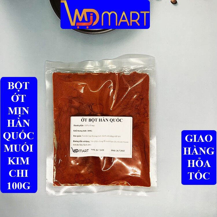 Bột Ớt Muối Kim Chi Hàn Quốc  Gói 100G