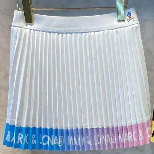 Genuine imported New original Macron golf women's skirt GLOF quick-drying fashion digital printed pleated skirt UNIQLO style