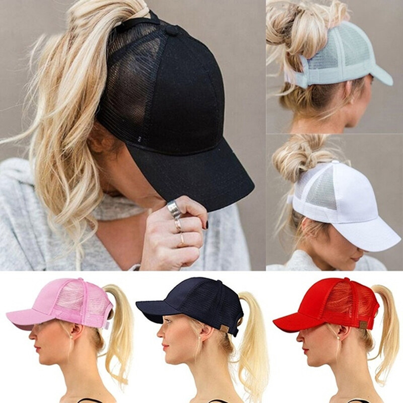 Mode Shop Ponytail Baseball Cap for Women Adjustable Baseball Hat Ponytail Cap Women's Hat Trucker Cap Hip-Hop Caps Hat