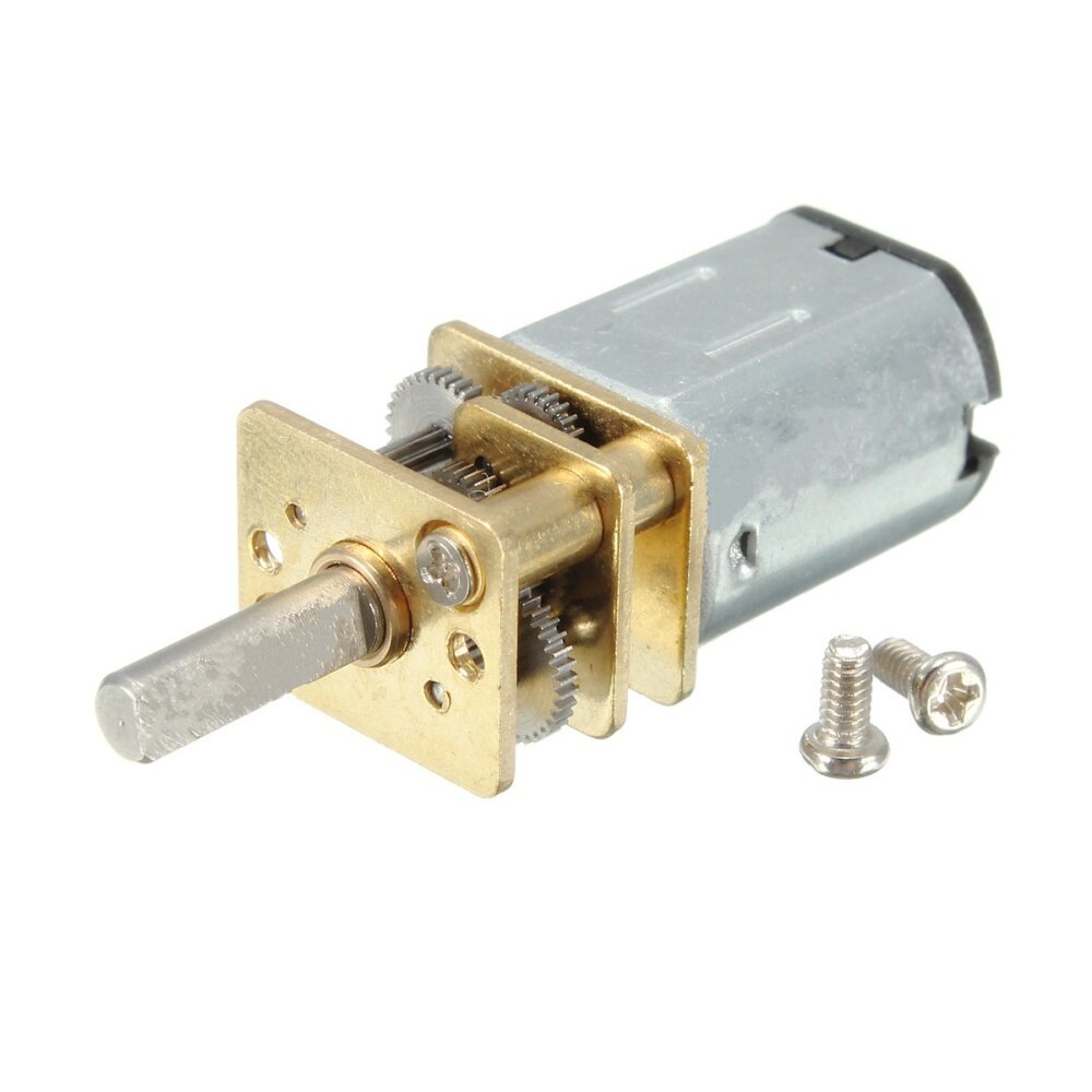 Motor Gear Box Listrik, Motor DC Roda Gigi Listrik N20 DC 12V 300RPM