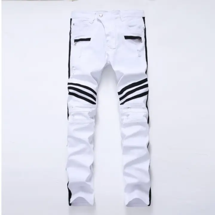 designer jeans with zippers