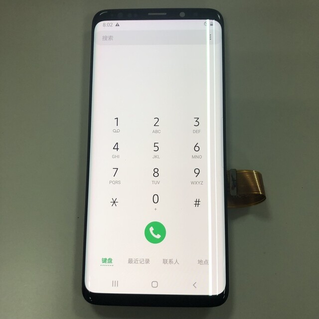 Bluesky original lcd have line dot for samsung galaxy s9 plus lcd touch screen digitizer assembly display g965 g965f lcd no frame