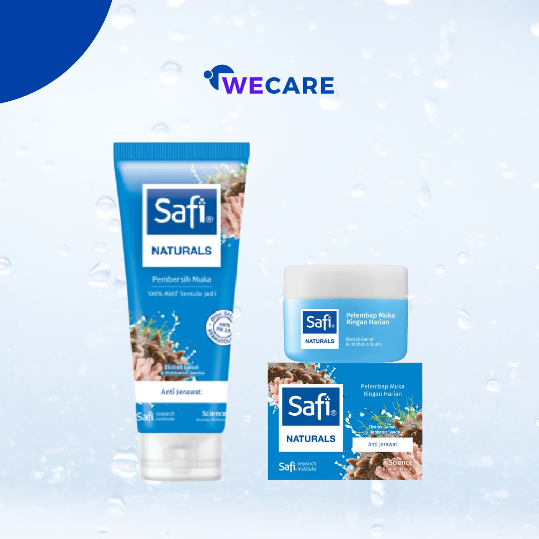Safi Skincare Set 2 in 1 (Aloe Vera / Manggis / Gamat / Strawberi