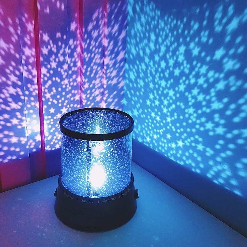 Đèn Ngủ LED, Đèn Chiếu Không Gian Hành Tinh Mặt Trăng Sao Trời Đầy Sao Đèn Trang Trí Vũ Trụ