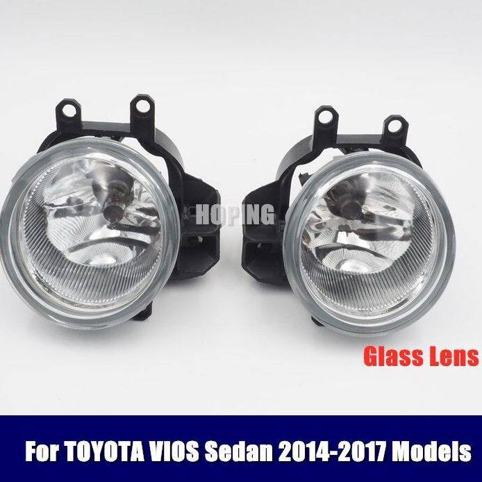 Huiyisunny auto for toyota vios 2014 2015 2016 2017 2018 for toyota fortuner 2016front bumper fog light fog lamp foglight