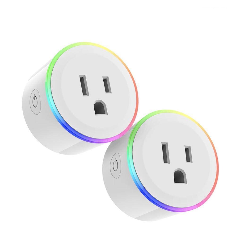 ĐÈN LED Coloured Đèn WIFI Ổ Cắm Thông Minh Làm Việc với Amazon Alexa Finleystore