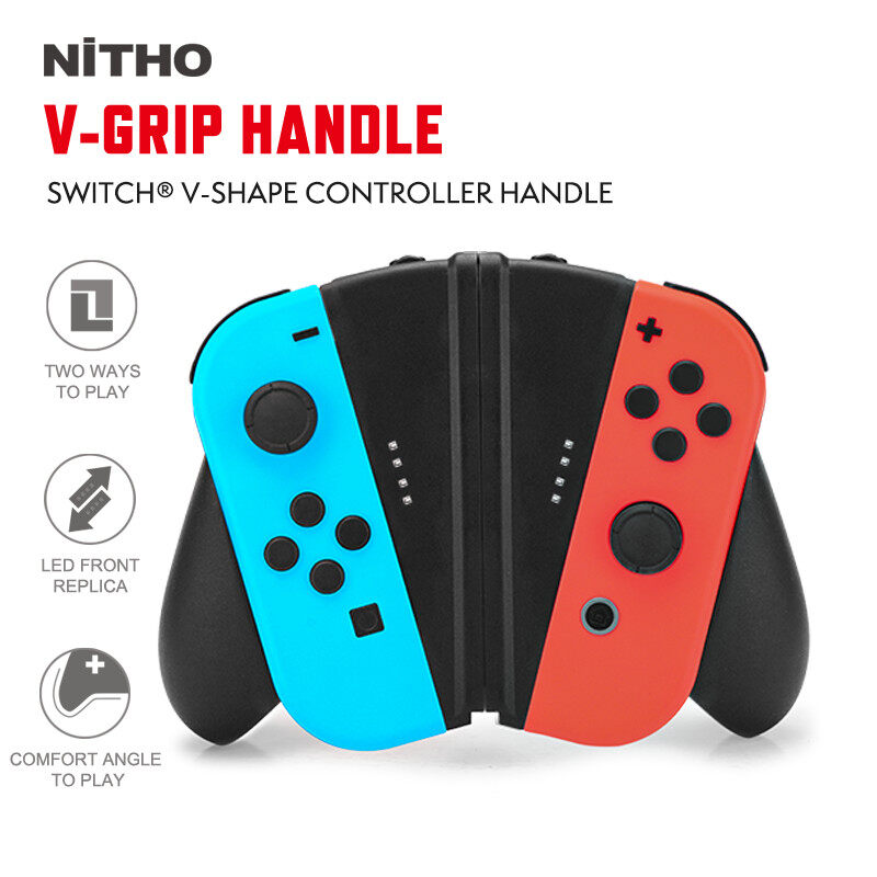 Bộ Điều Khiển Joy-Con V-GRIP Tay Cầm Cho Nintendo Switch Nitho