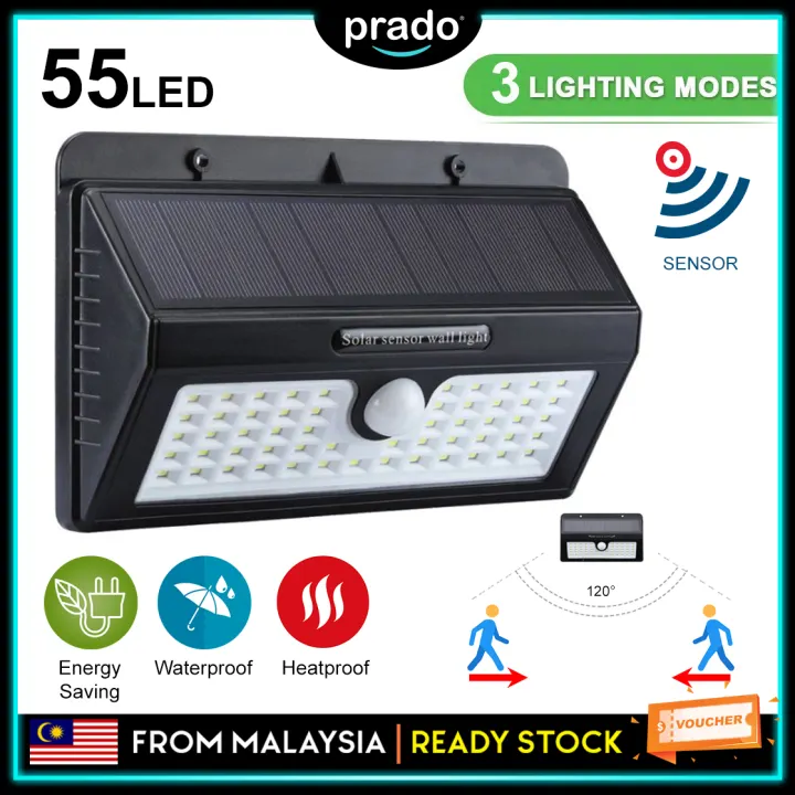 Clear Stock Prado Malaysia 55 Led Outdoor Garden Security Solar Powered Motion Sensor Light Lamp Lampu Lazada - Solar Outdoor Lamp Malaysia Clear Stock Prado Malaysia 55 Led Outdoor Garden Security Solar Powered Motion Sensor Light Lamp Lampu Lazada - Solar Outdoor Lamp Malaysia