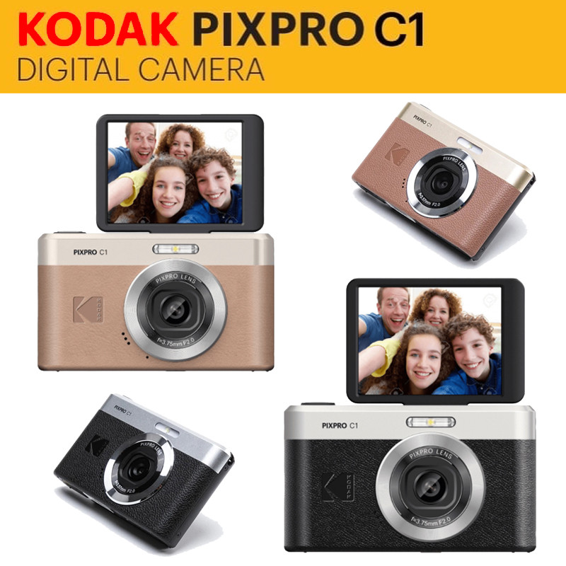 2025 New Kodak PIXPRO C1 Compact Digital Camera 13MP Sensor 1080p