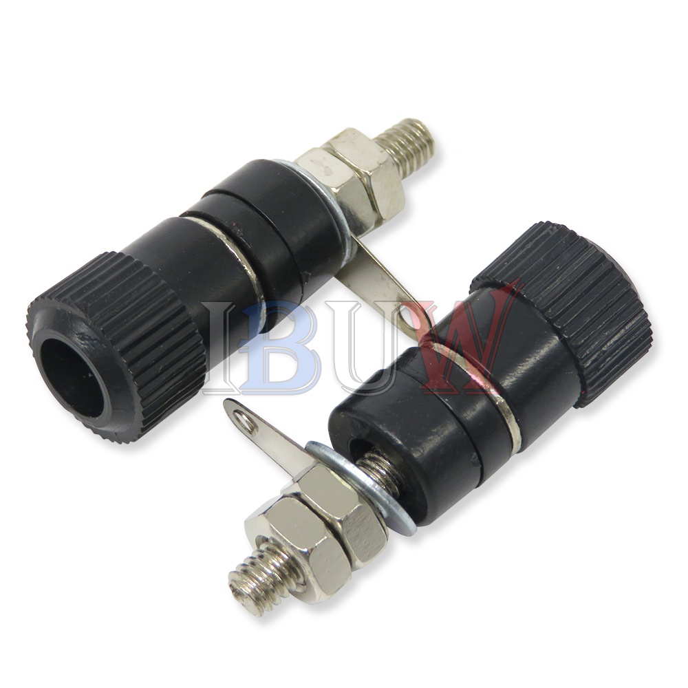 10 cái khối thiết bị đầu cuối JS-910B JS-919 4 mét khuếch đại đầu nối dẫn điện đầu cực nối giắc cắm chuối núi 5 cái màu Đen + 5 cái màu đỏ
