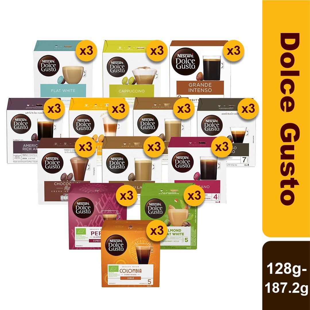 Dolce gusto 2024 capsules flavors