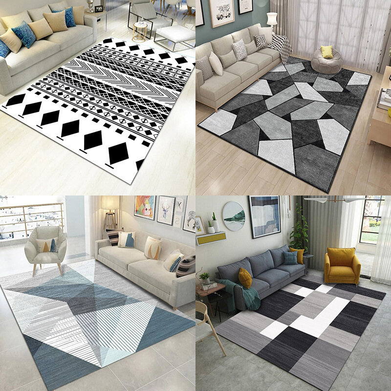 Nordic Modern Carpet Rug for Living Room Kids Play Mat Home Decor 120x160