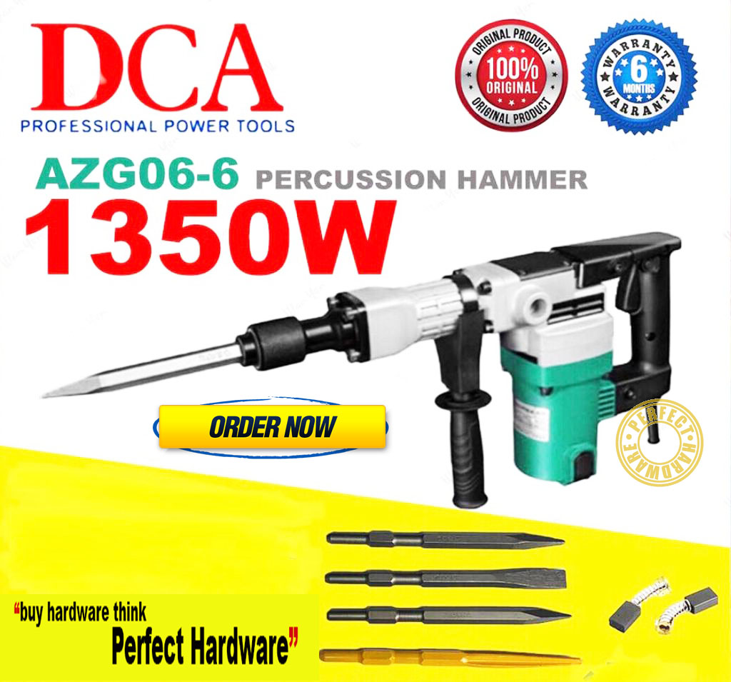 DCA AZG06-6 1350W DEMOLITION HAMMER 