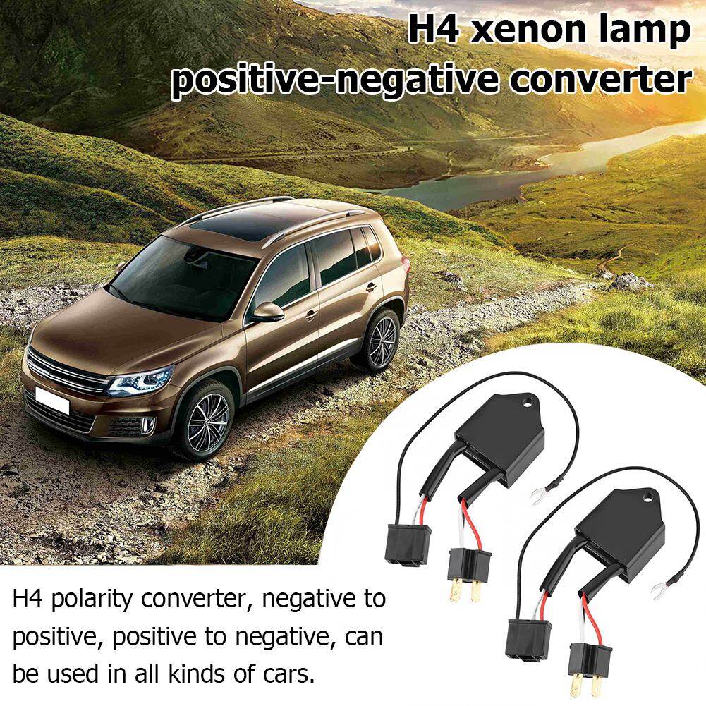 Bộ Chuyển Đổi Phân Cực LED 2x, Bộ Chuyển Đổi Khai Thác Công Tắc Âm Cho Đèn Xenon H4