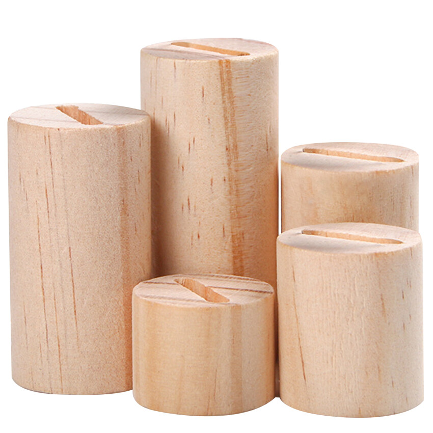 5pack Ring Display Stand Wood Round Risers For Display Wooden Display